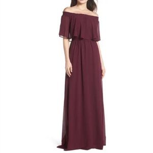 WORN ONCE! SHOW ME YOUR MUMU Hacienda Maxi Merlot